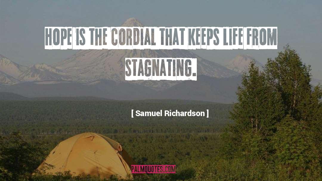 Stagnating quotes by Samuel Richardson