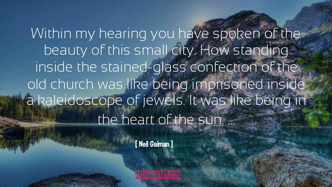 Stained Glass quotes by Neil Gaiman