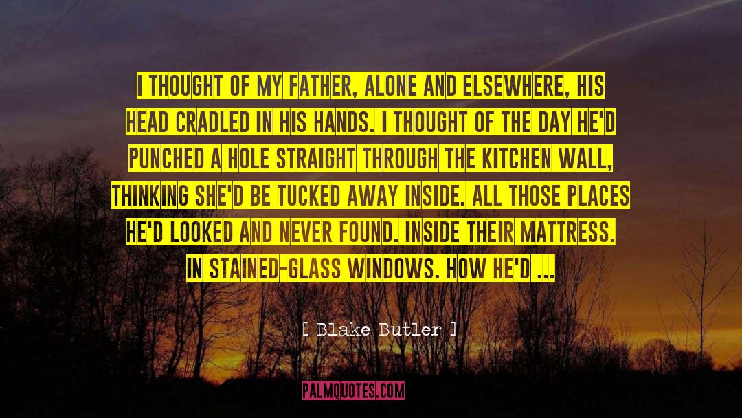 Stained Glass quotes by Blake Butler