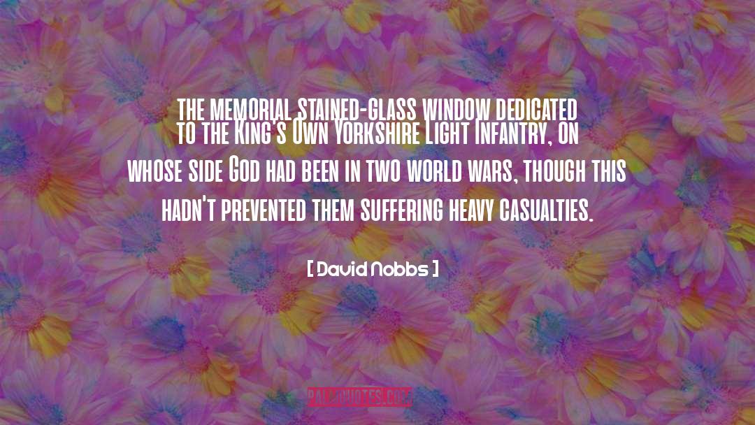 Stained Glass Window quotes by David Nobbs
