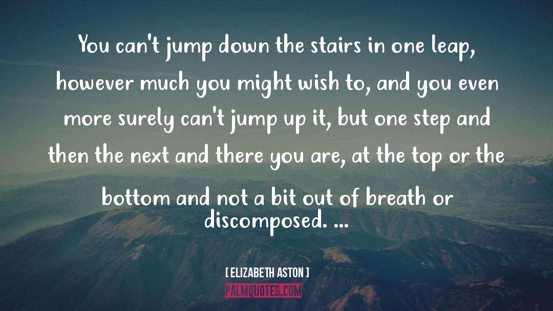 Stairs quotes by Elizabeth Aston