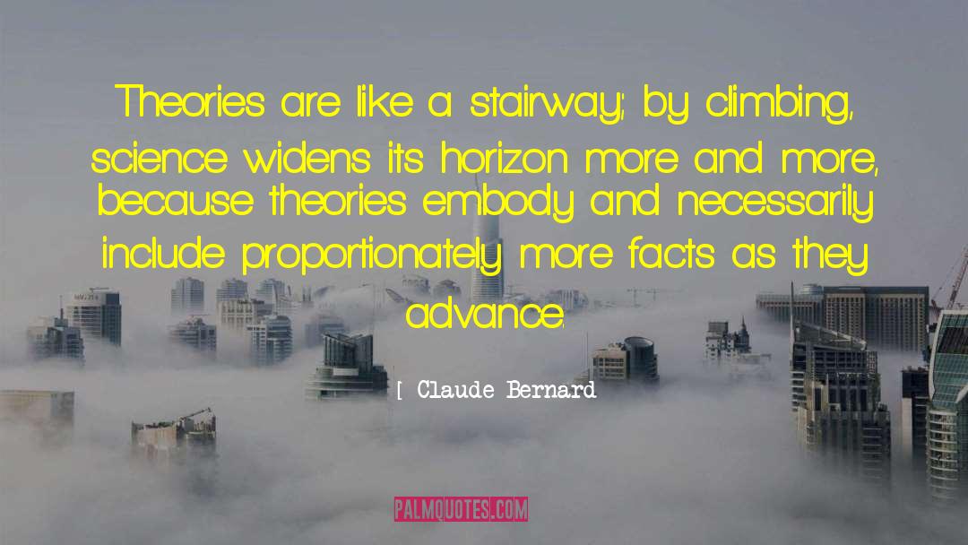 Stairway quotes by Claude Bernard