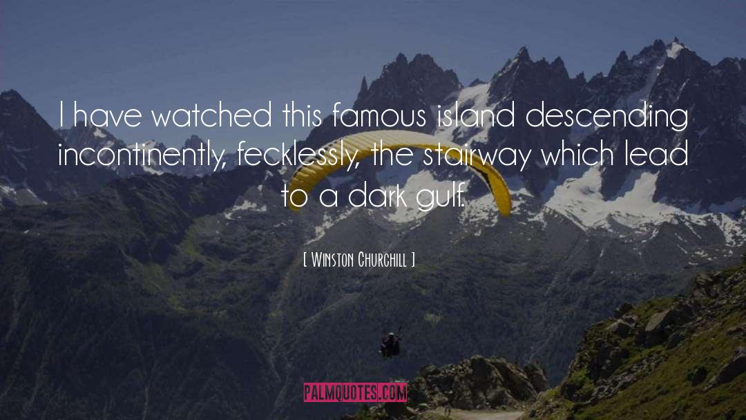 Stairway quotes by Winston Churchill