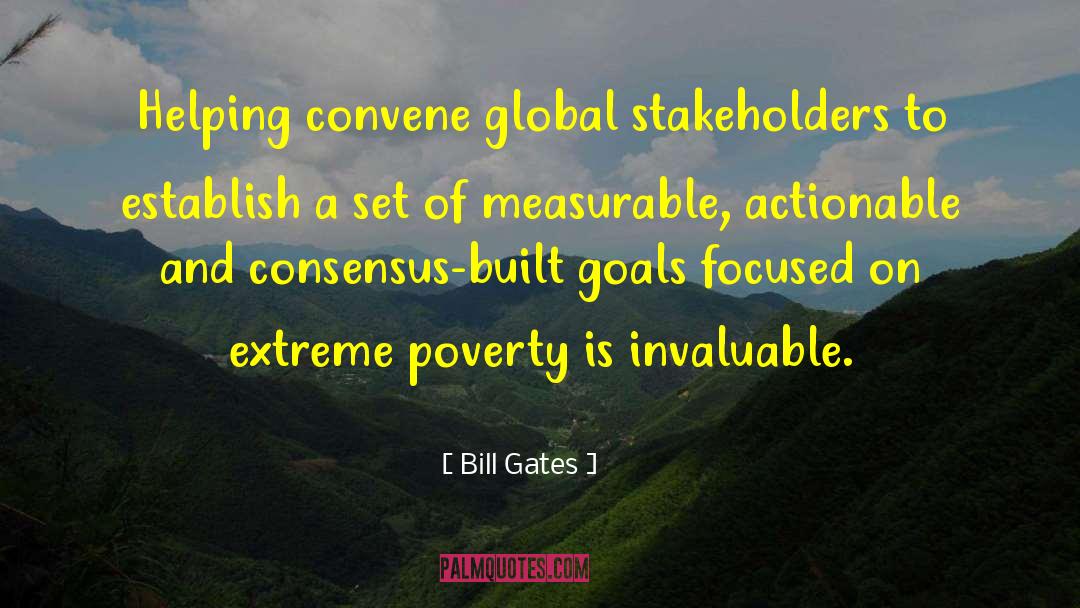 Stakeholder quotes by Bill Gates