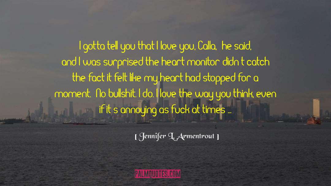 Stakeout For Love quotes by Jennifer L. Armentrout