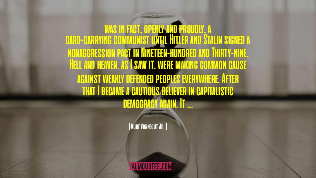 Stalin quotes by Kurt Vonnegut Jr.