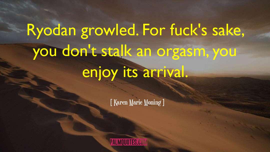 Stalk quotes by Karen Marie Moning