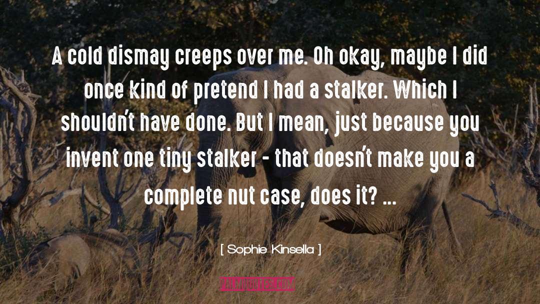 Stalker quotes by Sophie Kinsella