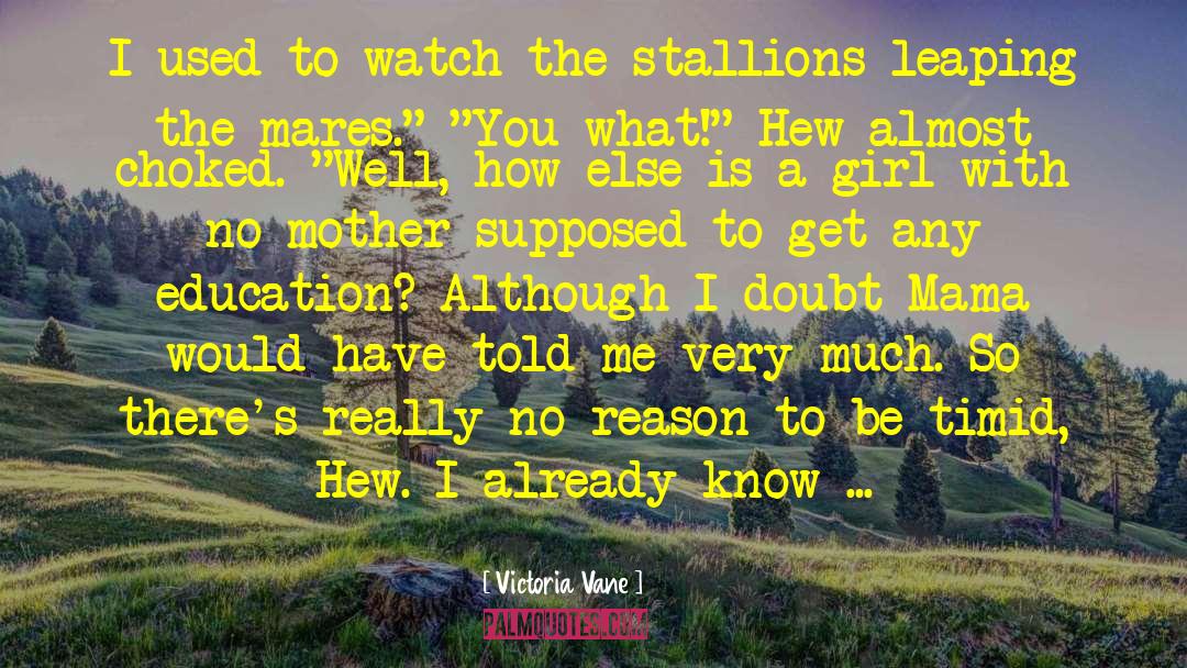 Stallions quotes by Victoria Vane