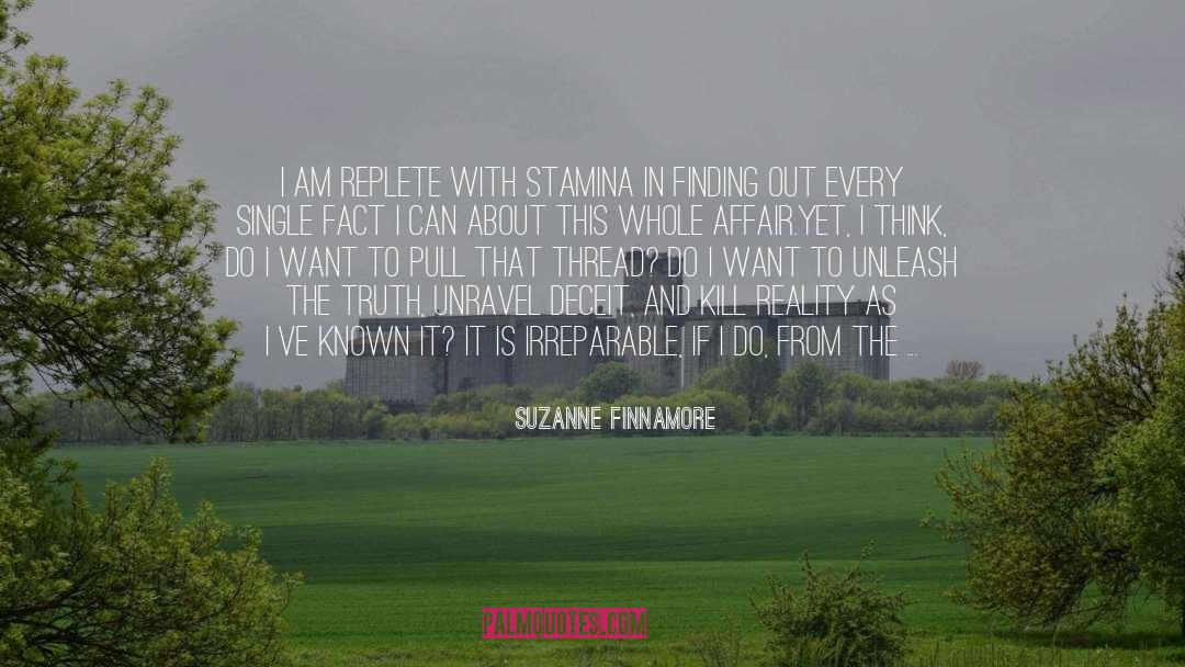 Stamina quotes by Suzanne Finnamore