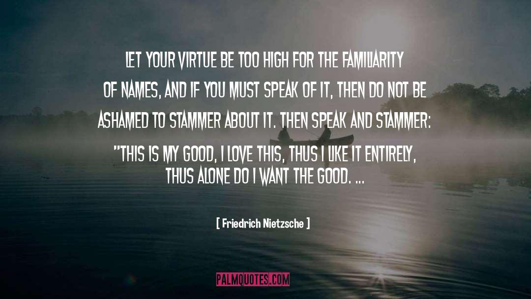 Stammer quotes by Friedrich Nietzsche