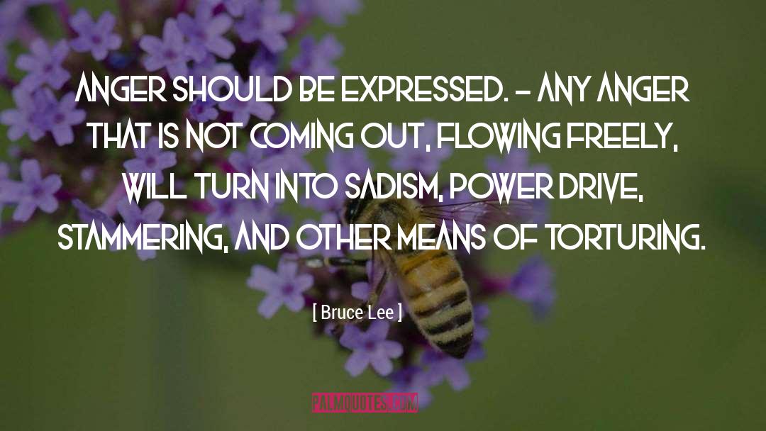 Stammering quotes by Bruce Lee