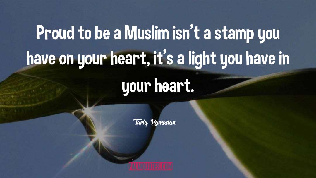 Stamp quotes by Tariq Ramadan
