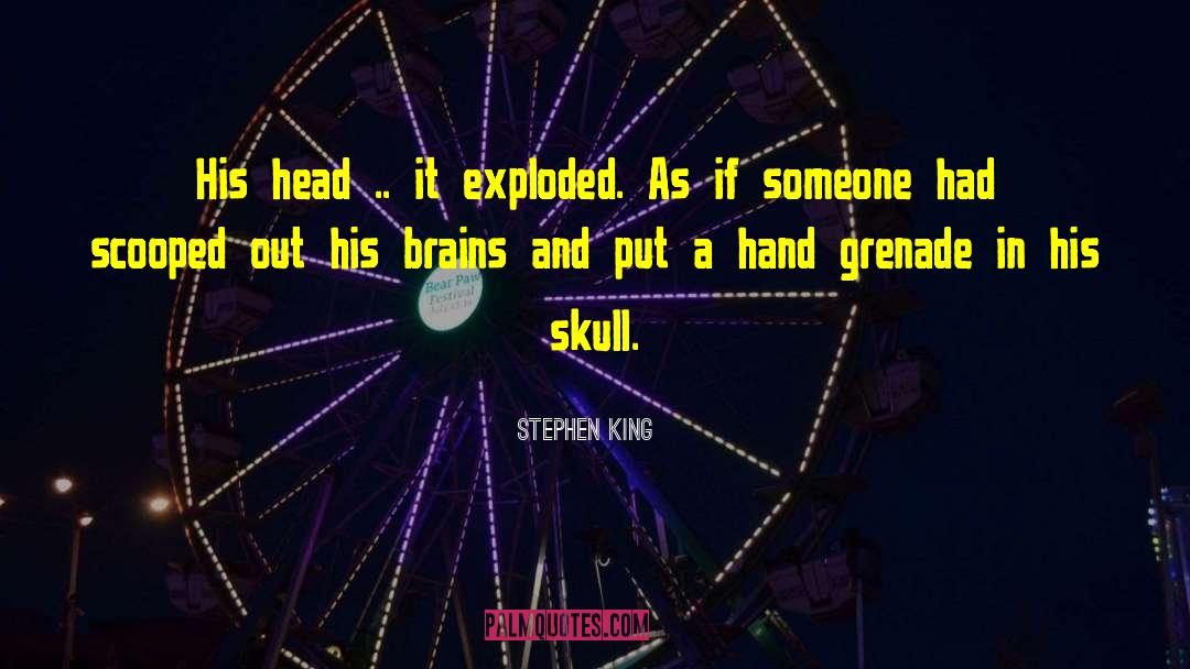 Stanback Headache quotes by Stephen King