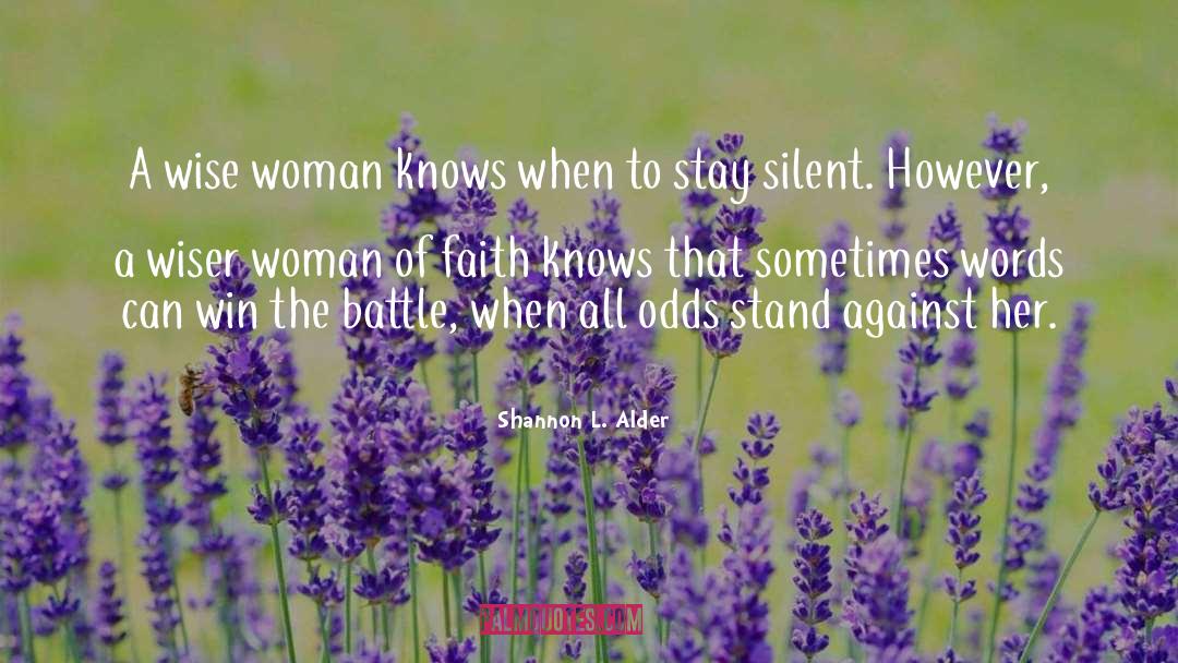 Stand Against quotes by Shannon L. Alder
