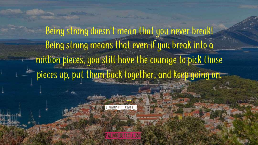 Stand Strong quotes by Manprit Kaur