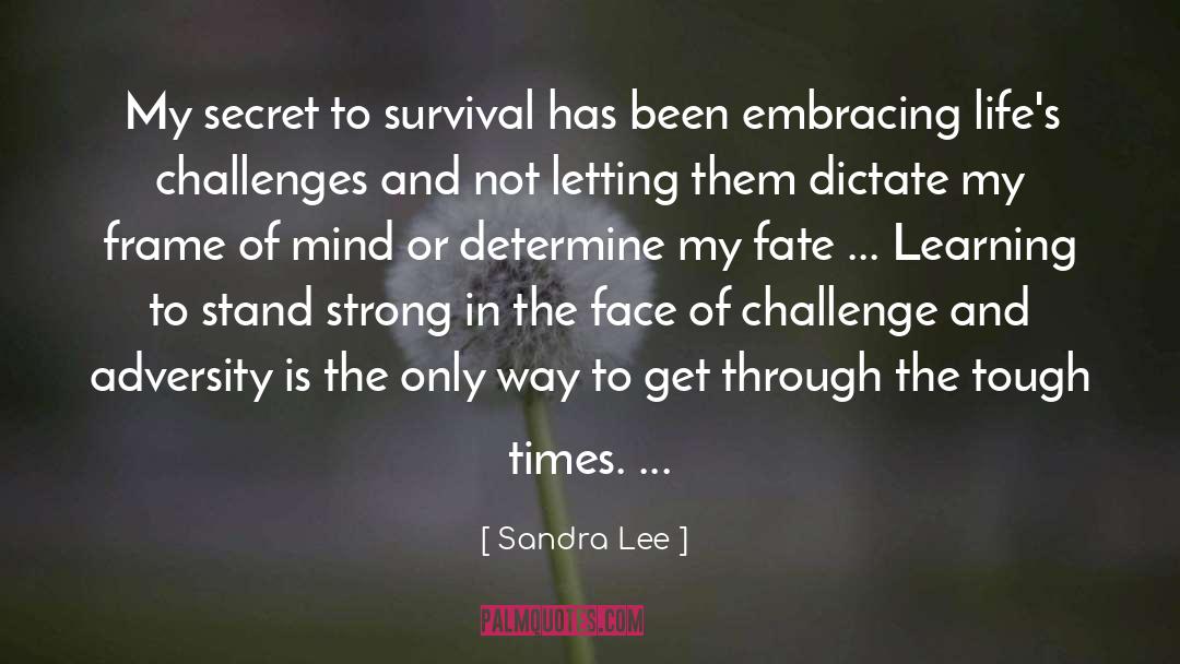 Stand Strong quotes by Sandra Lee