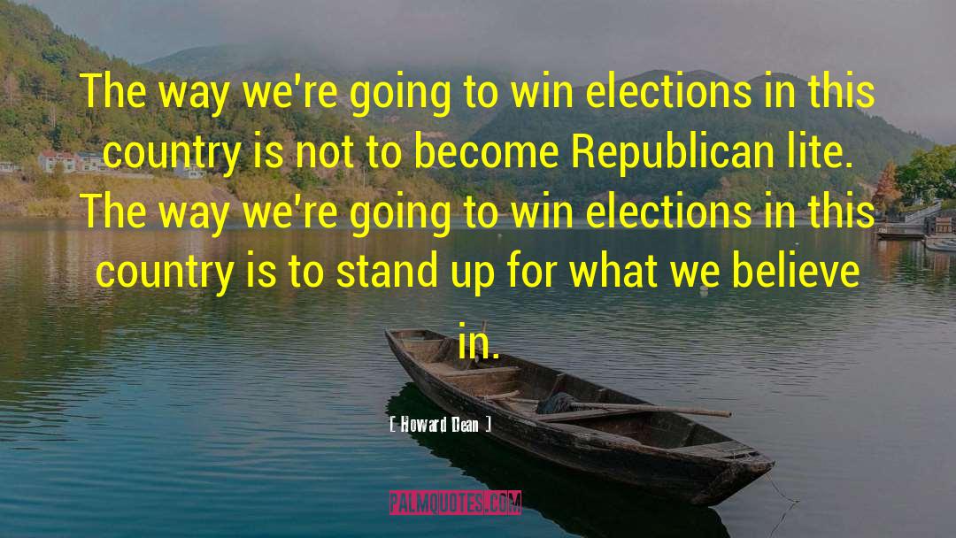 Stand Strong quotes by Howard Dean