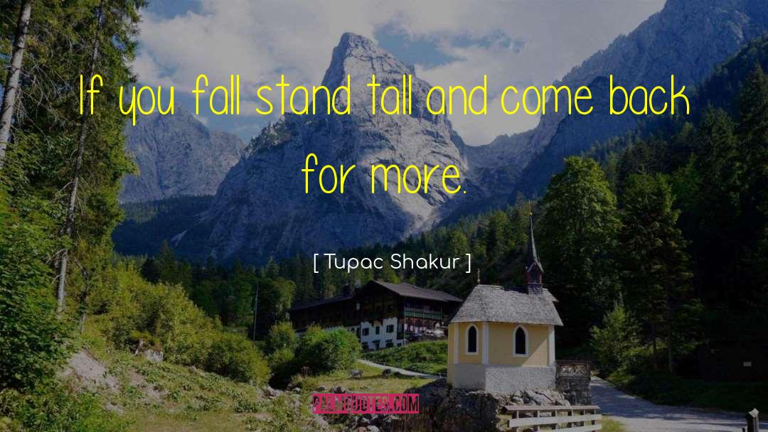 Stand Tall quotes by Tupac Shakur