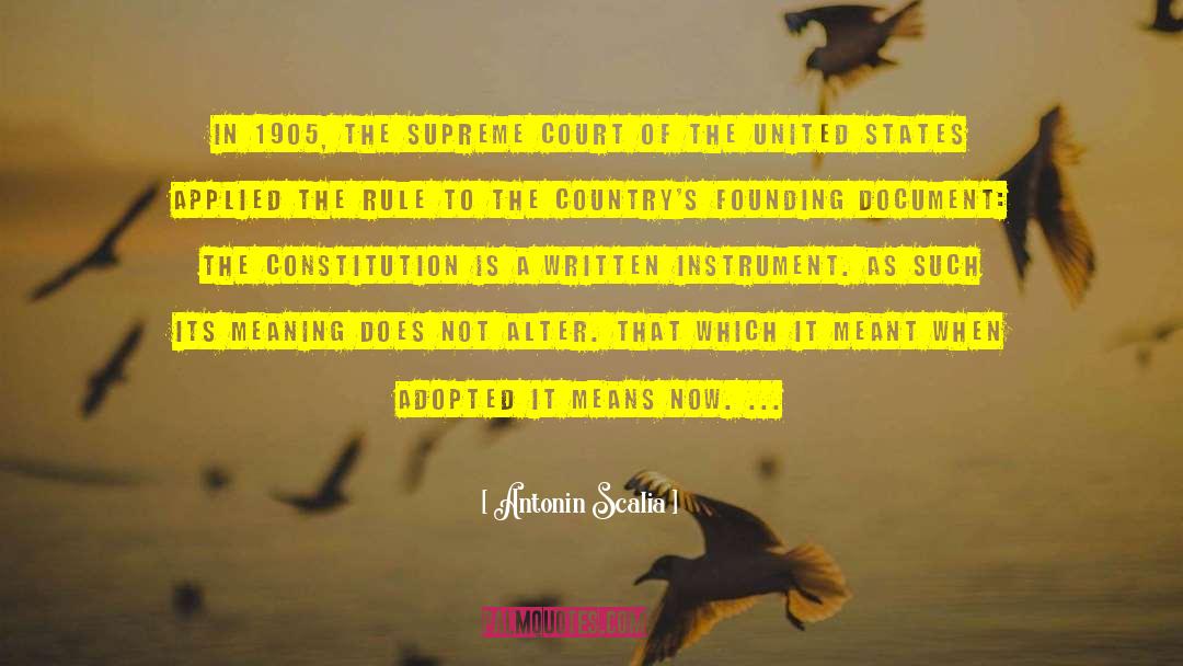 Stand United quotes by Antonin Scalia