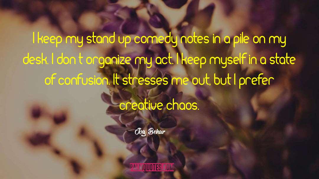 Stand Up Comedy quotes by Joy Behar