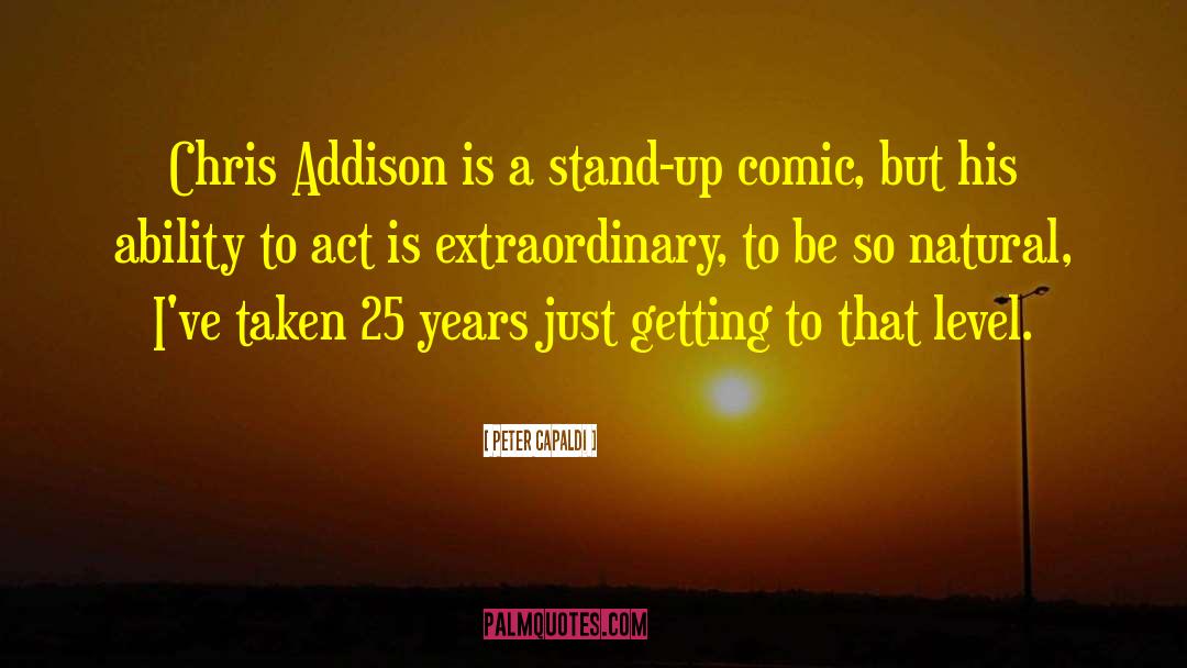 Stand Up Comic quotes by Peter Capaldi
