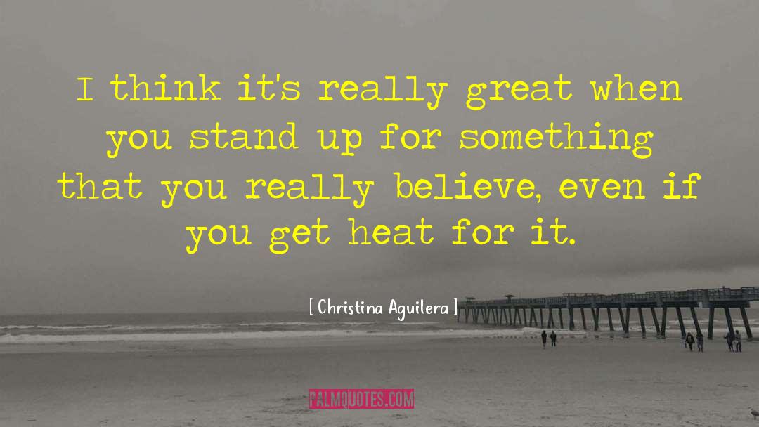 Stand Up For quotes by Christina Aguilera