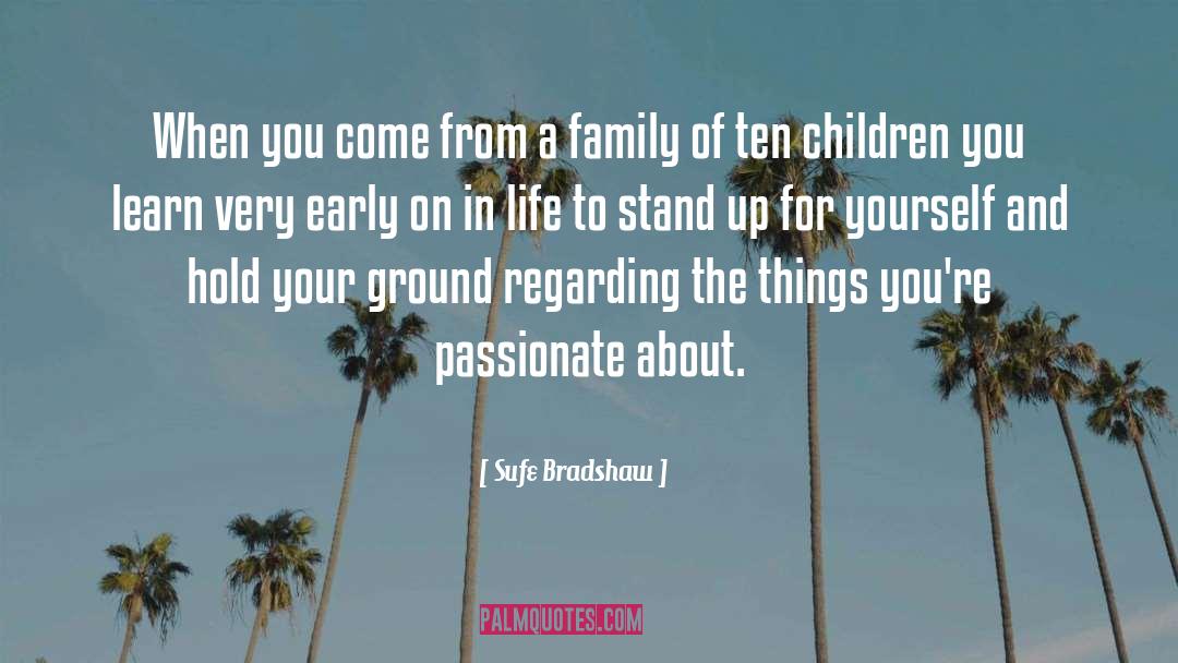 Stand Up For Yourself quotes by Sufe Bradshaw