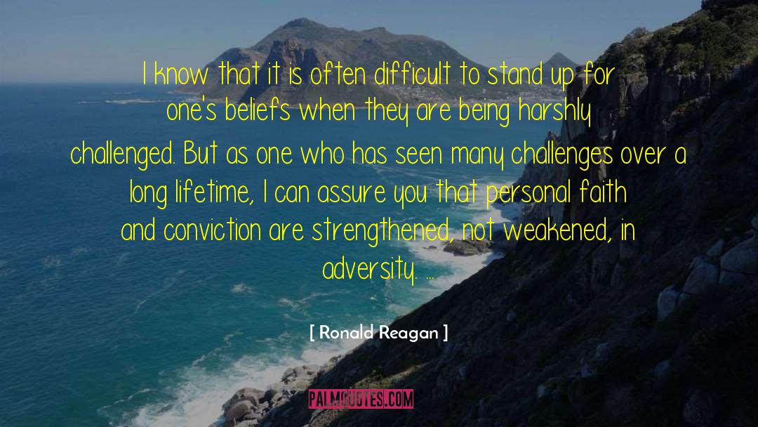 Stand Up For Yourself quotes by Ronald Reagan