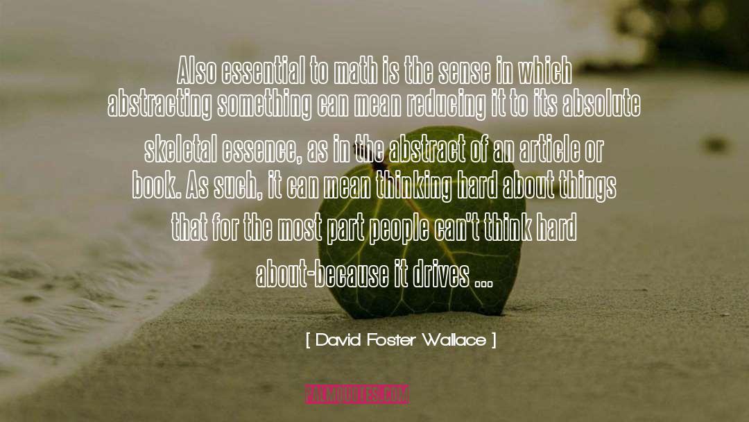 Standalone Book quotes by David Foster Wallace