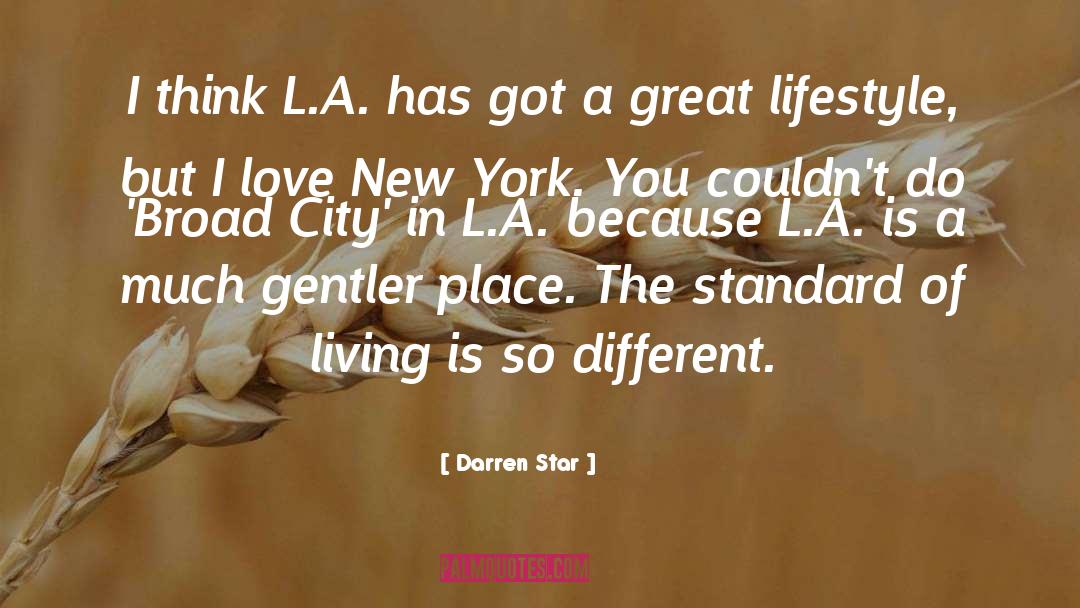 Standard Of Living quotes by Darren Star