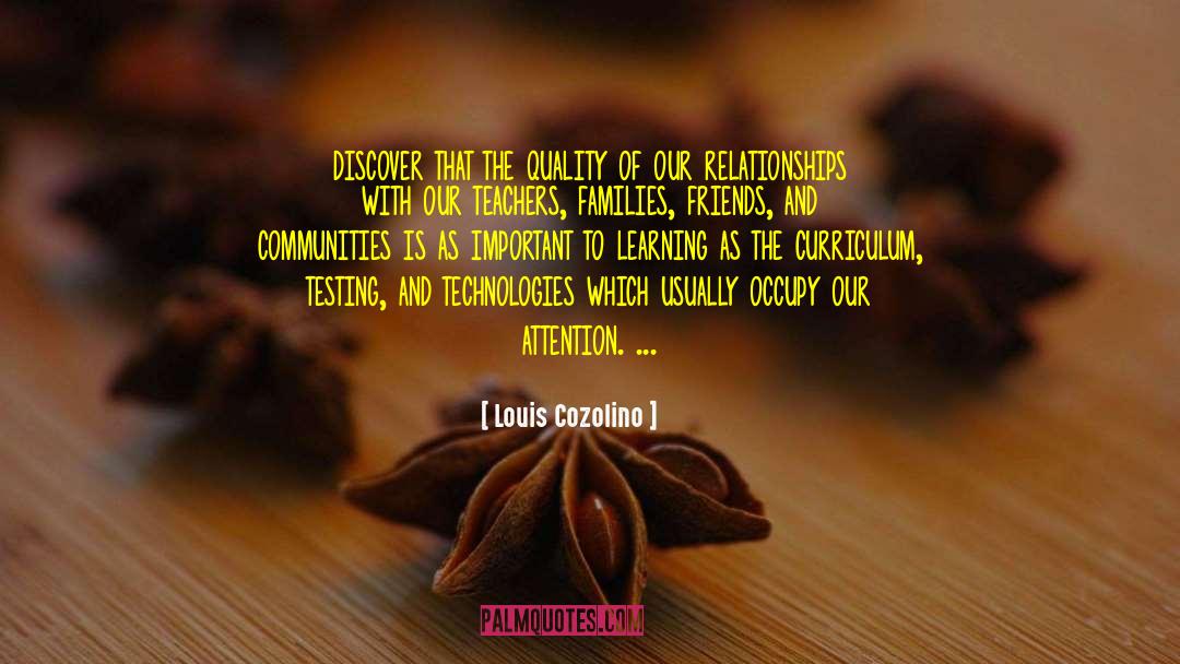 Standardisation Testing quotes by Louis Cozolino