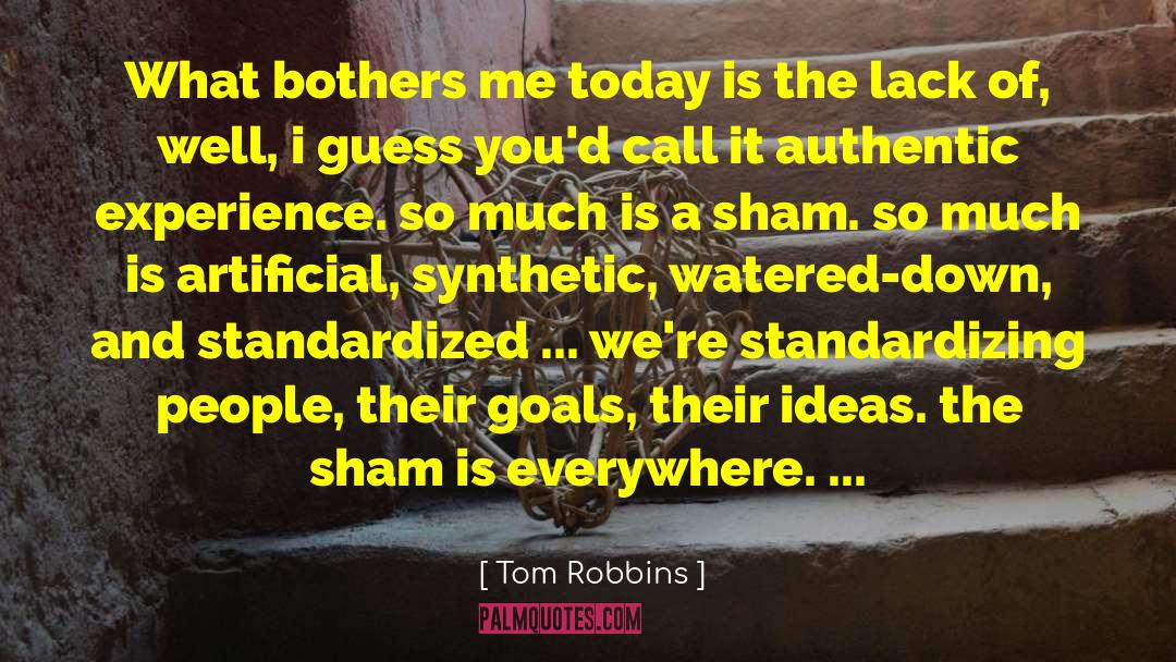 Standardized quotes by Tom Robbins