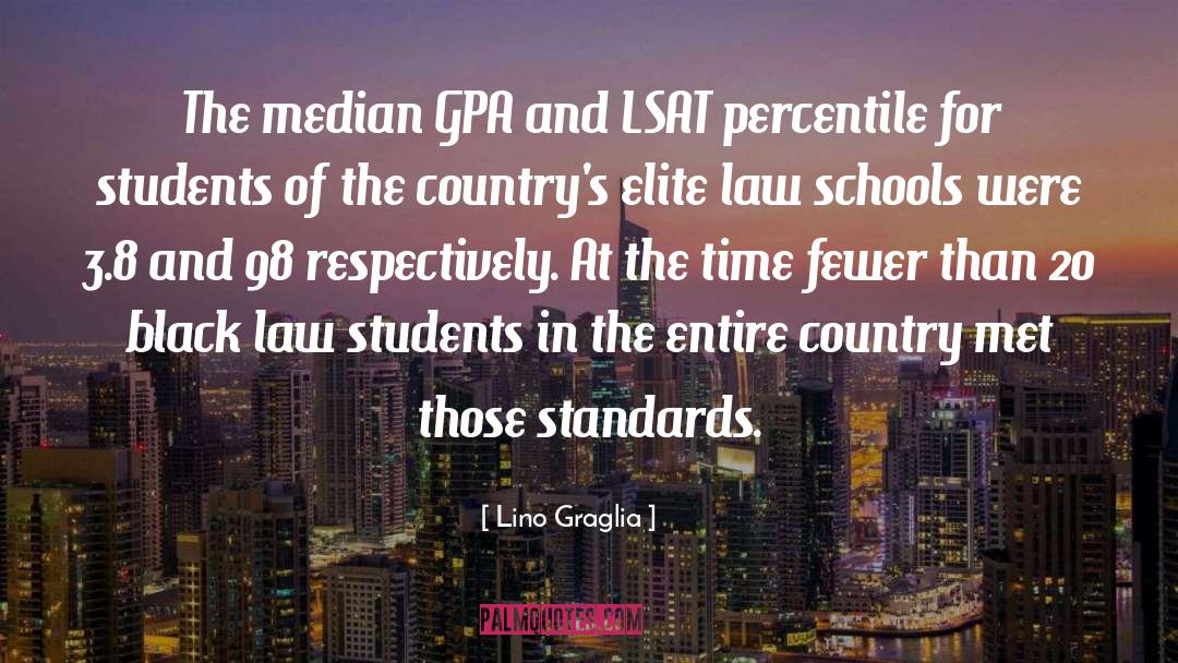 Standards quotes by Lino Graglia