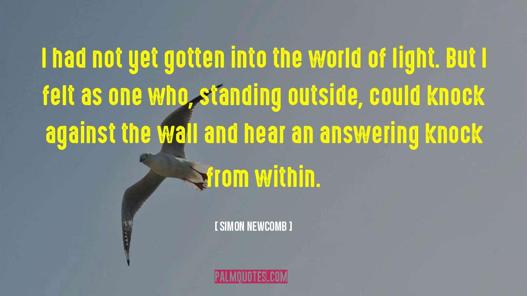 Standing Alone quotes by Simon Newcomb