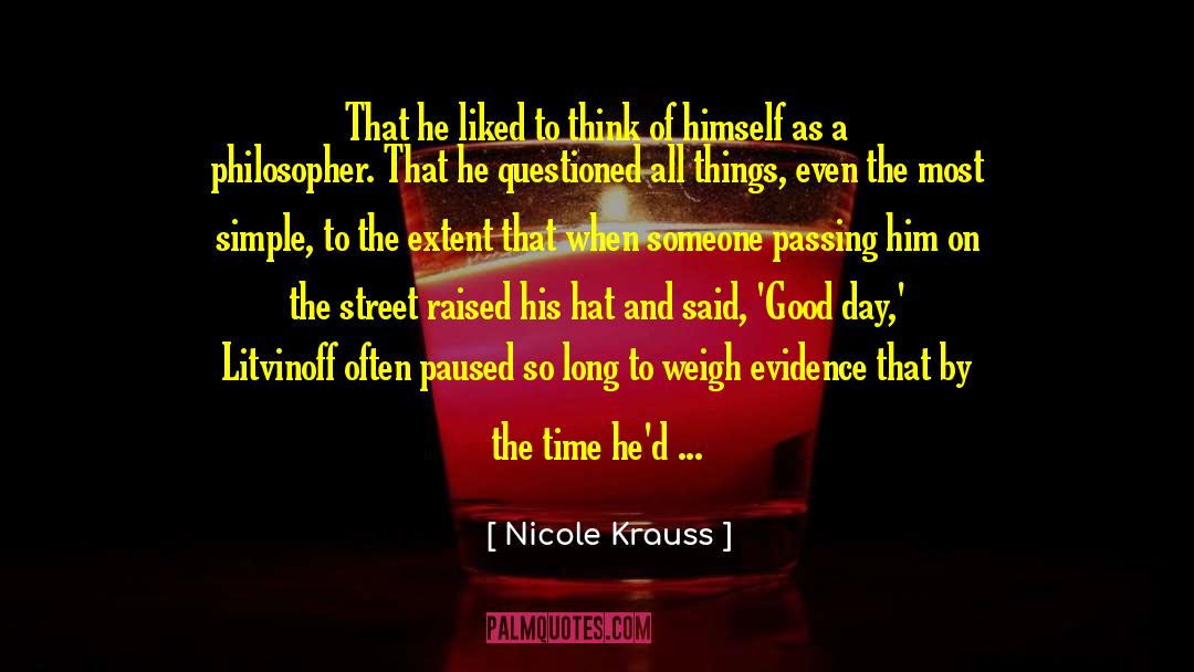 Standing Alone quotes by Nicole Krauss