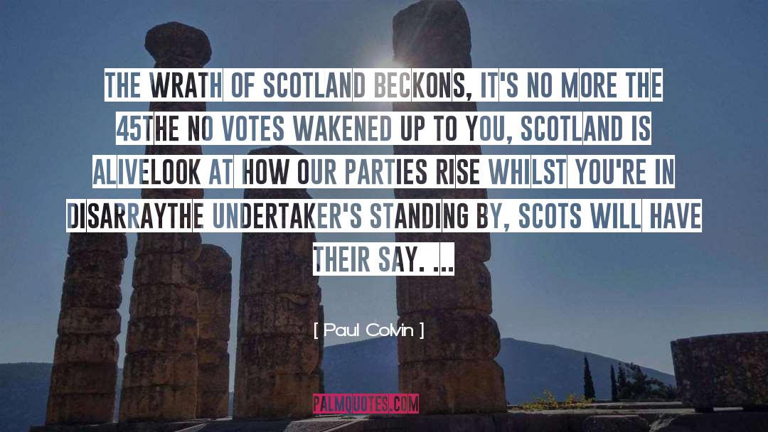 Standing By quotes by Paul Colvin