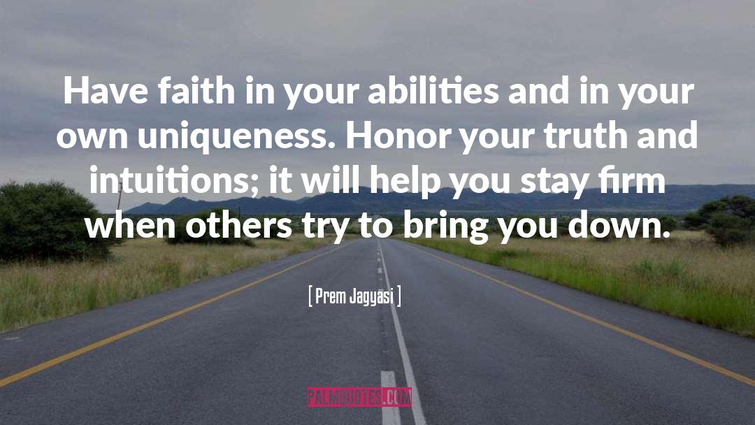 Standing Firm In The Faith quotes by Prem Jagyasi