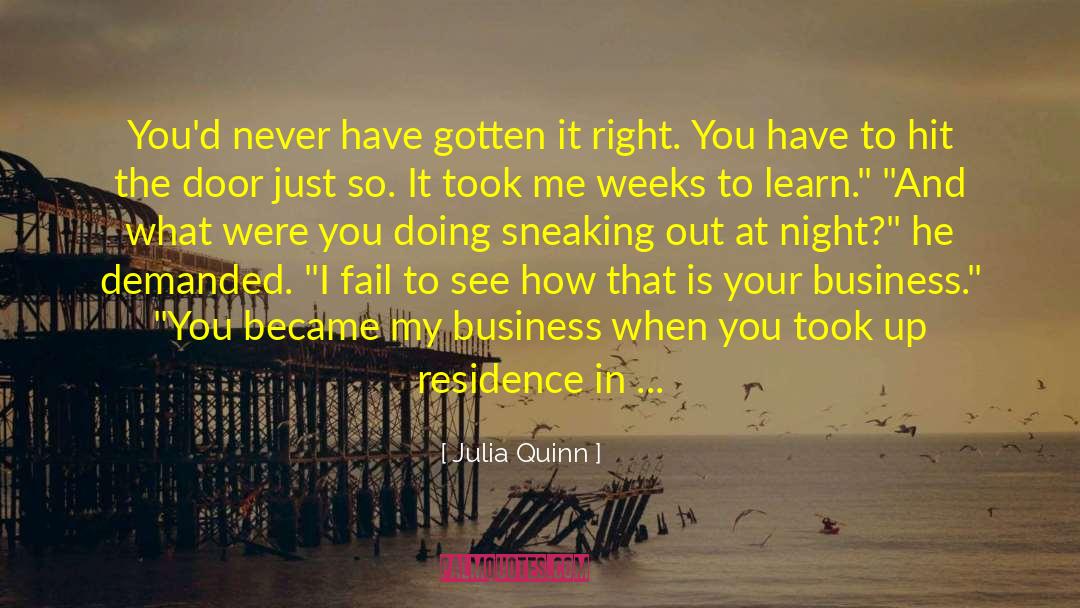 Standing In Your Own Way quotes by Julia Quinn