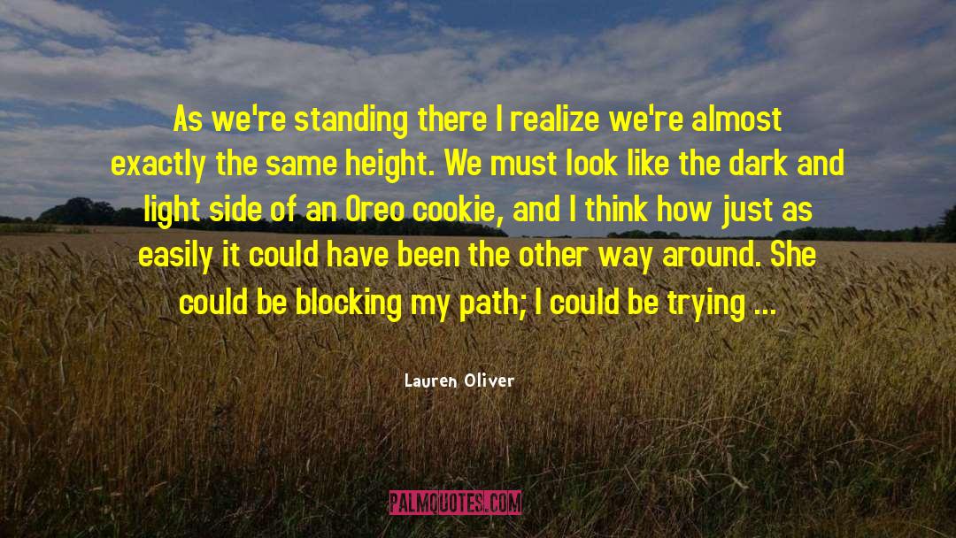 Standing There quotes by Lauren Oliver