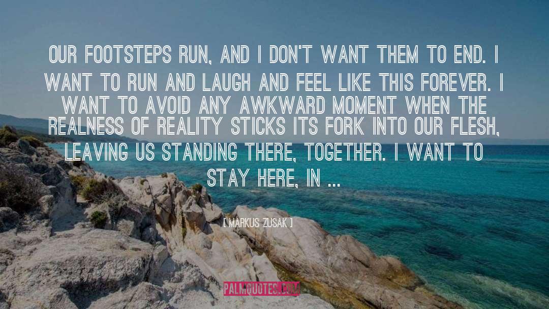 Standing There quotes by Markus Zusak