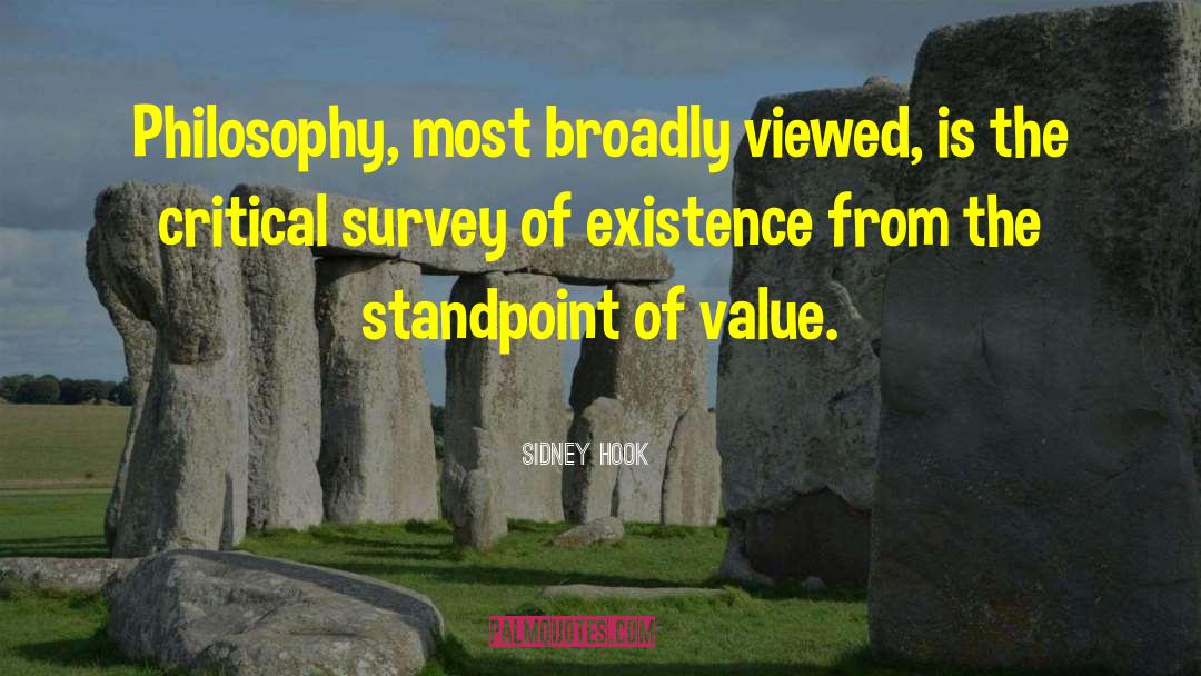 Standpoint quotes by Sidney Hook