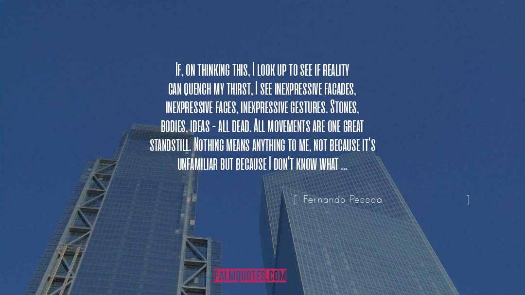 Standstill quotes by Fernando Pessoa