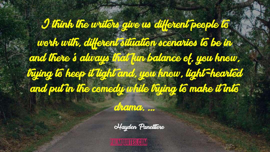 Standup Comedy quotes by Hayden Panettiere