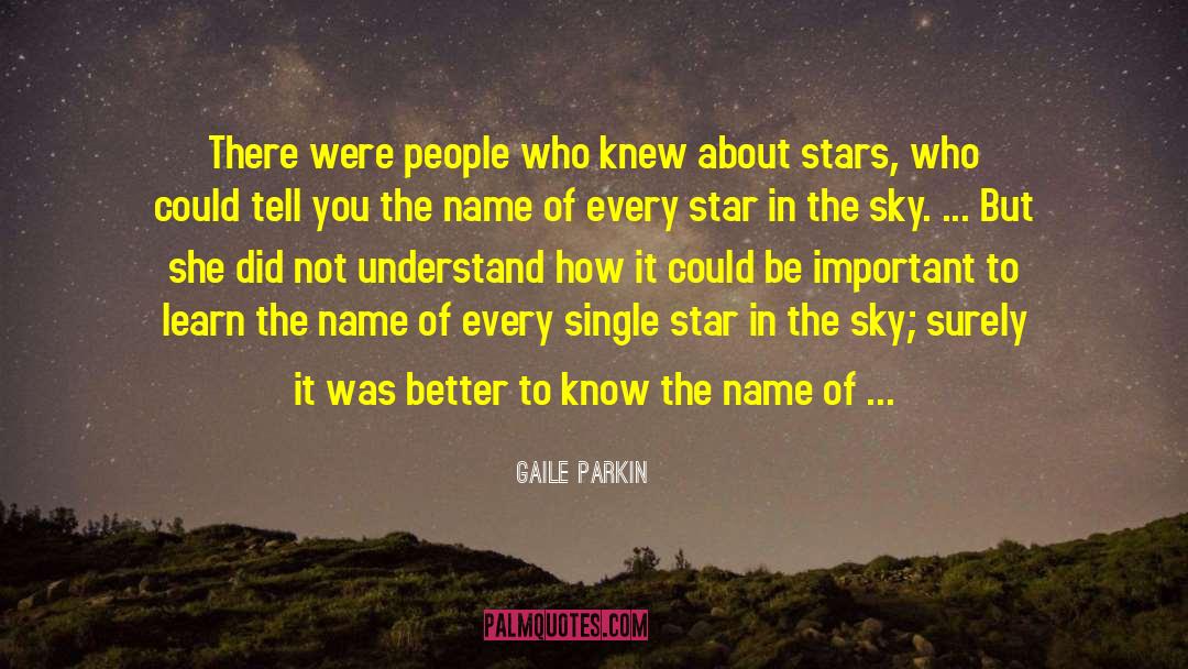 Star In The Sky quotes by Gaile Parkin