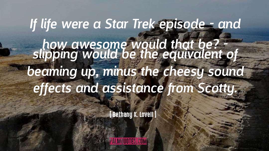 Star Trek The Menagerie quotes by Bethany K. Lovell