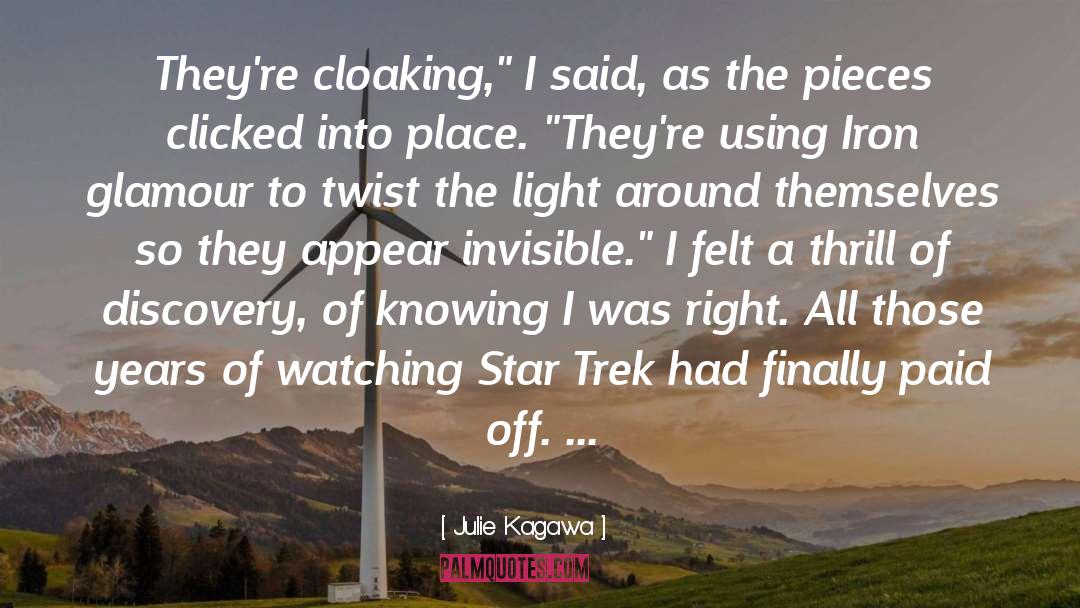 Star Trek The Menagerie quotes by Julie Kagawa