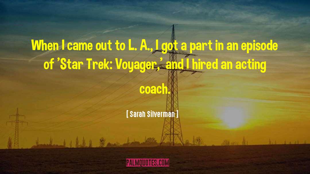 Star Trek Voyager quotes by Sarah Silverman