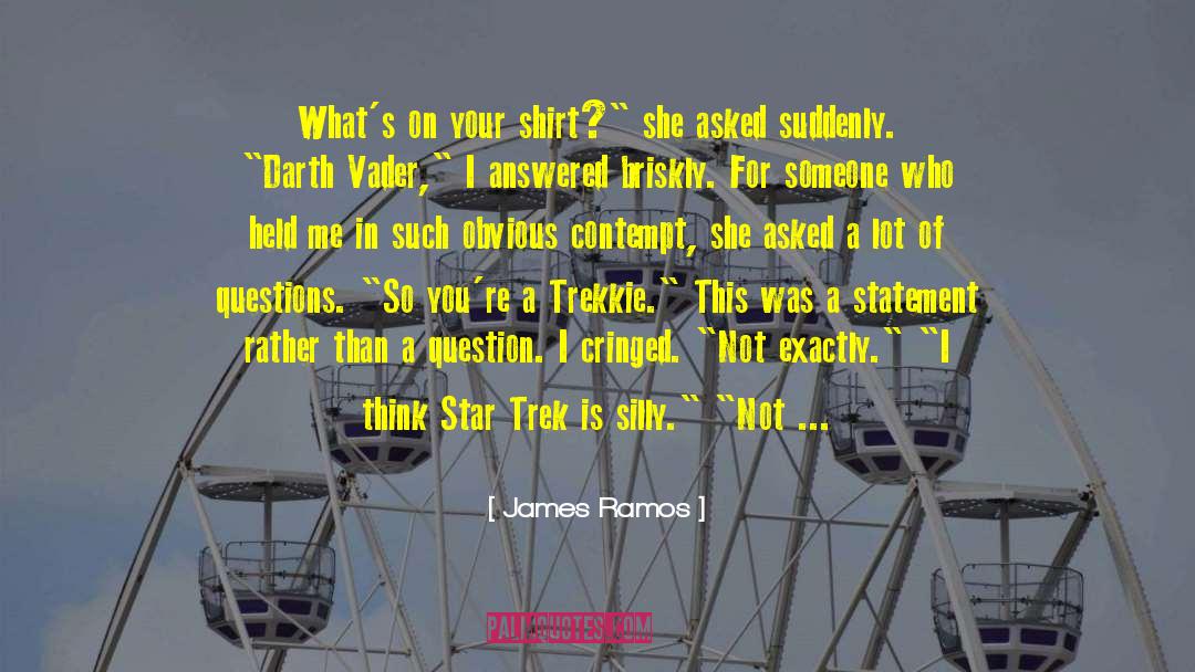 Star Trek Warp Speed quotes by James Ramos