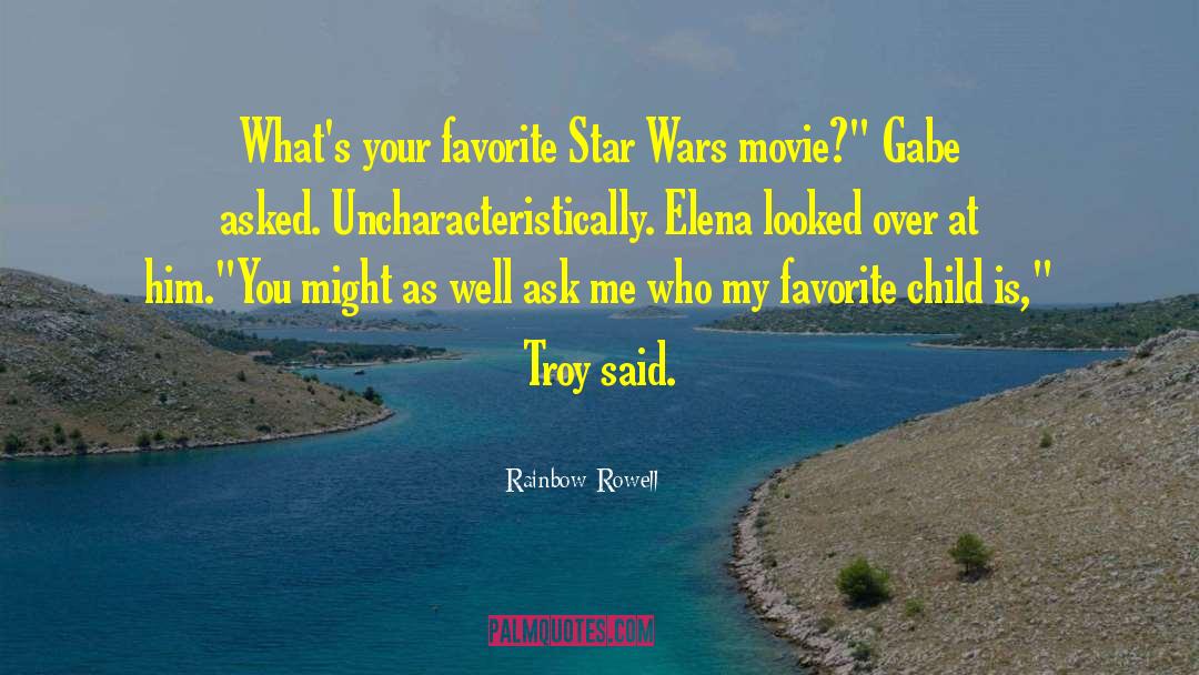 Star Wars Movie quotes by Rainbow Rowell